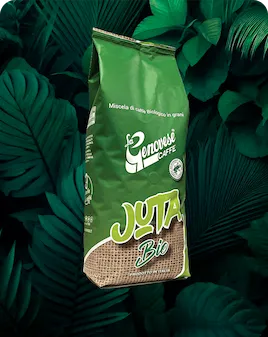 La Genovese - 1KG Café en Grain Juta Bio